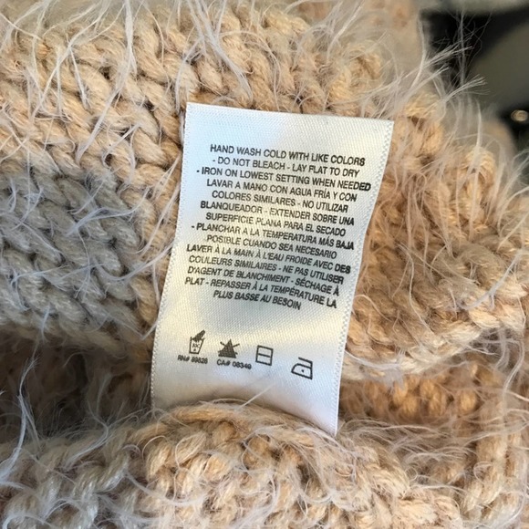 Chelsea & Violet Mock Turtle Cowl Neck Fuzzy Sweater - Picture 5 of 6